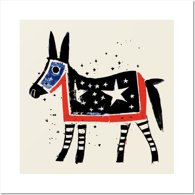 American Donkey Wall Art by tatadonets